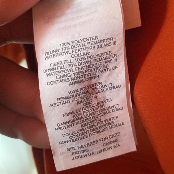 J. Crew Quilted Excursion Down Vest size XS - Picture 6 of 7